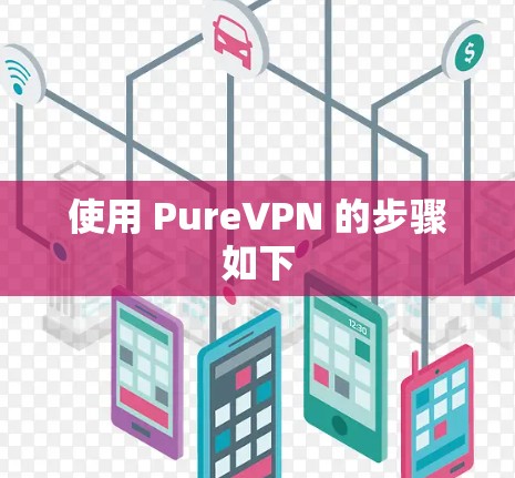 使用 PureVPN 的步骤如下 使用 PureVPN 的步骤如下