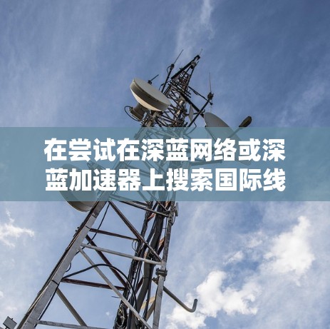 在尝试在深蓝网络或深蓝加速器上搜索国际线路时,您可以按照以下步骤进行操作 在尝试在深蓝网络或深蓝加速器上搜索国际线路时,您可以按照以下步骤进行操作