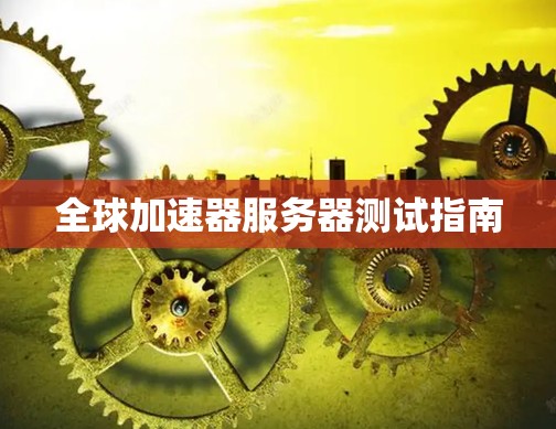 全球加速器服务器测试指南 全球加速器服务器测试指南