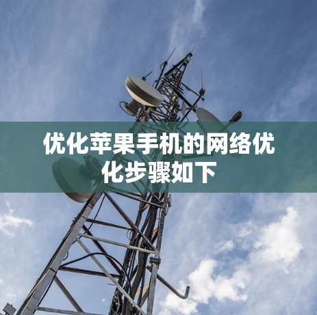 优化苹果手机的网络优化步骤如下 优化苹果手机的网络优化步骤如下