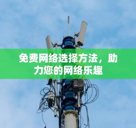 免费网络选择方法,助力您的网络乐趣 免费网络选择方法,助力您的网络乐趣