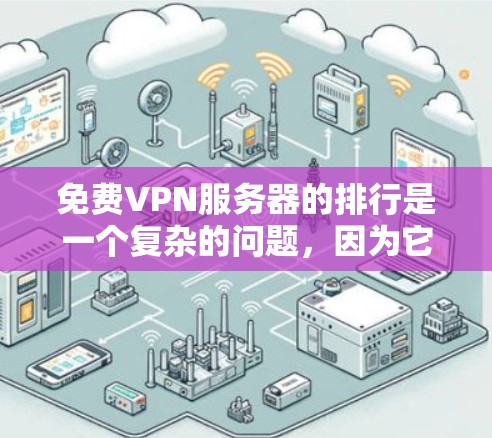 免费VPN服务器的排行是一个复杂的问题,因为它受到多种因素的影响,包括服务器数量、访问量、安全性、价格等。以下是一些可以用来评估和排行免费VPN服务器的常见因素 免费VPN服务器的排行是一个复杂的问题,因为它受到多种因素的影响,包括服务器数量、访问量、安全性、价格等。以下是一些可以用来评估和排行免费VPN服务器的常见因素