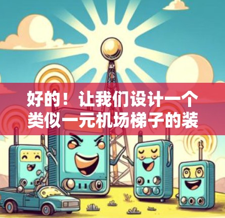好的！让我们设计一个类似一元机场梯子的装置。这个装置将只有一个入口，通过旋转梯子进入机场。以下是详细的步骤和设计