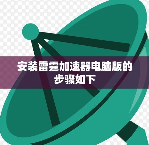 安装雷霆加速器电脑版的步骤如下