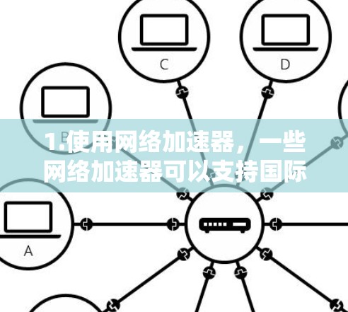 1.使用网络加速器，一些网络加速器可以支持国际网络连接，帮助您更快地浏览网页、下载文件或进行其他任务