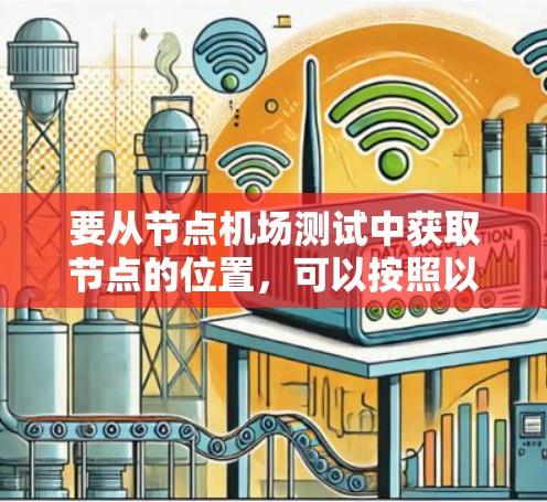 要从节点机场测试中获取节点的位置，可以按照以下步骤进行