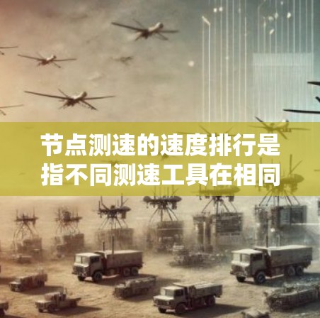 节点测速的速度排行是指不同测速工具在相同或不同测试条件下的性能对比，用于评估节点的网络性能表现。以下是详细的解释