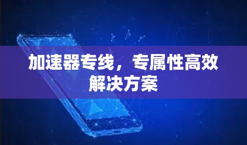 加速器专线,专属性高效解决方案 加速器专线,专属性高效解决方案