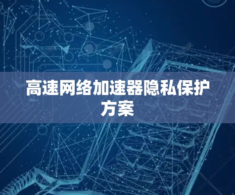 高速网络加速器隐私保护方案
